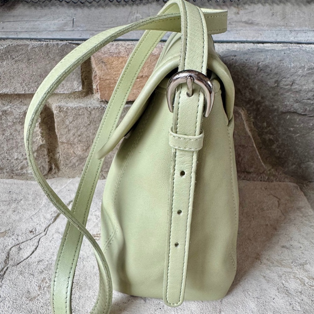 Vintage Coach Soho 4108 Rare Pistachio Small Flap Bag - Picture 3 of 13